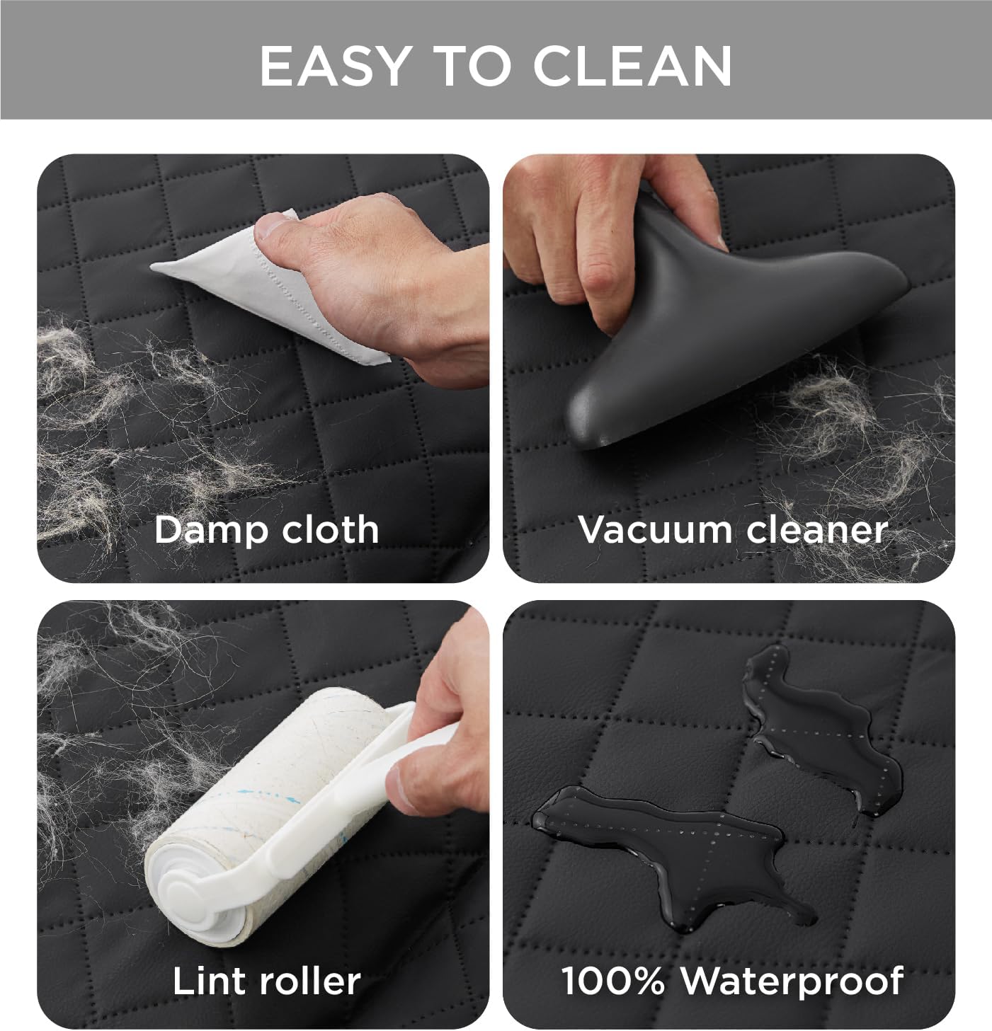 PetClaw™ Backseat Guardian — Waterproof Dog Car Seat Cover (400 lb Capacity