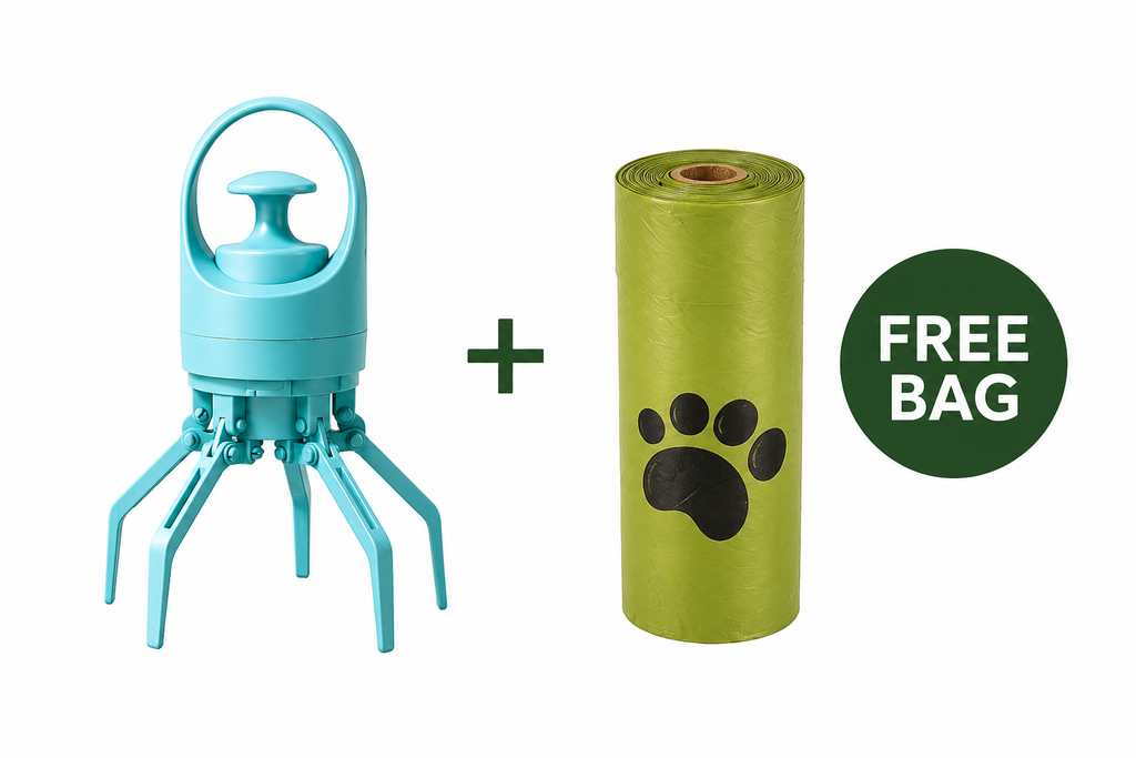 PetClaw™ No-Touch Waste Scooper — Claw Grip Poop Picker for Dogs