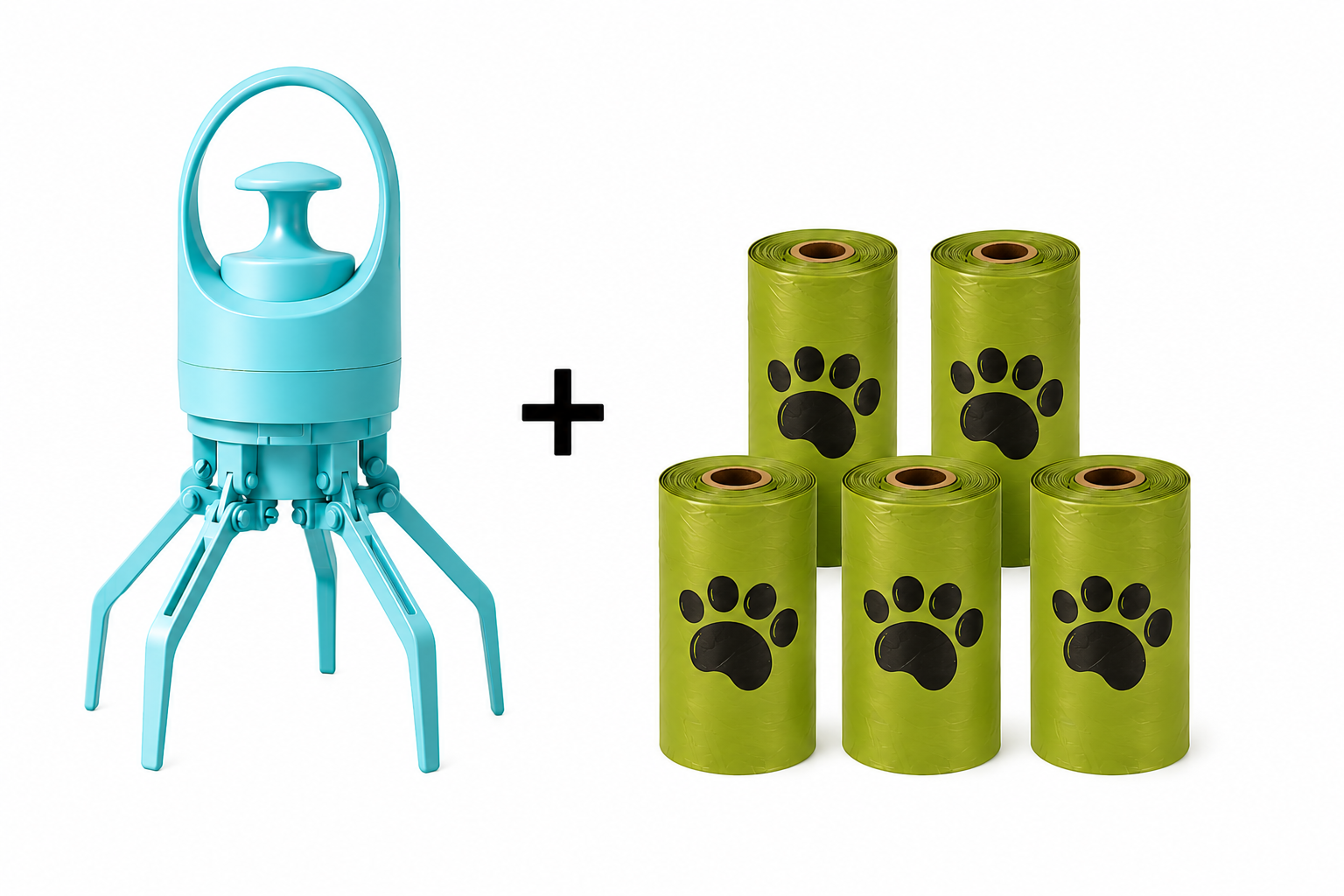 PetClaw™ No-Touch Waste Scooper — Claw Grip Poop Picker for Dogs