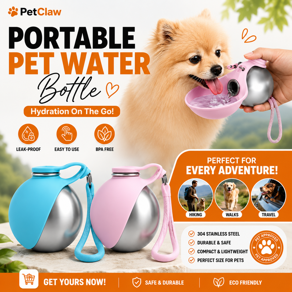 PetClaw™ Portable Pet Water Bottle