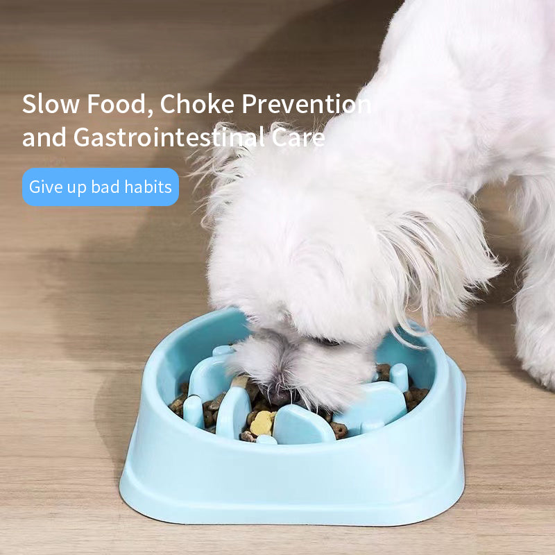 PetClaw™ Slow Feeder Bowl — Anti-Choking Puzzle Bowl for Dogs & Cats