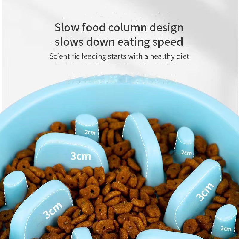 PetClaw™ Slow Feeder Bowl — Anti-Choking Puzzle Bowl for Dogs & Cats